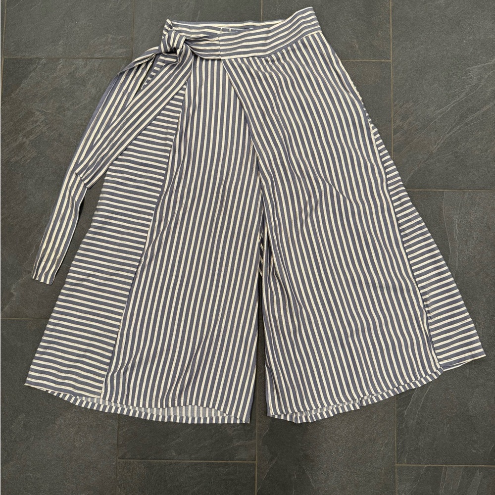 Anthropologie Eva Franco Striped Wide-Leg Pants